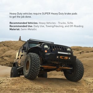 Chevrolet Kodiak C4500 Brake Pads - Front/Rear - R1 Concepts - Super Duty Pads + Hardware Kit - `03-`10